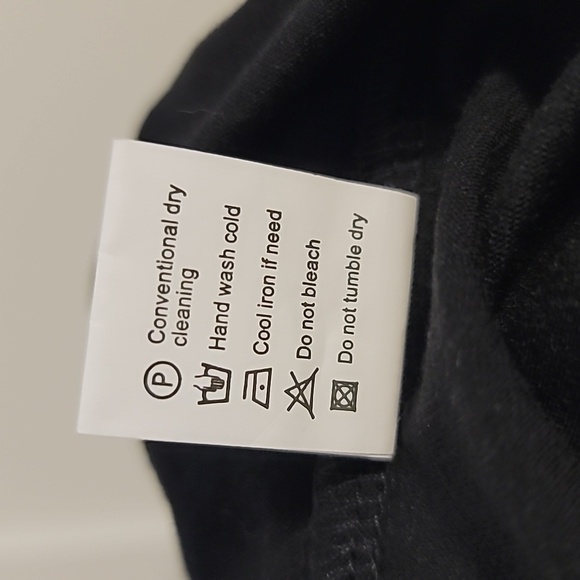 Unbranded Jumpsuit Women's Large Black Spaghetti Straps Knit Wide-Leg Loungewear - Picture 9 of 9